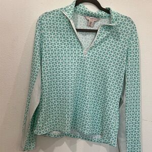 Tommy Bahama Aqua and White Activewear